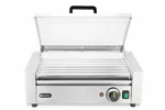 Podgrzewacz rolkowy do parówek jednostrefowy, z pokrywą, 7 rolek, 230V/620W, 566x375x259mm HENDI 268636