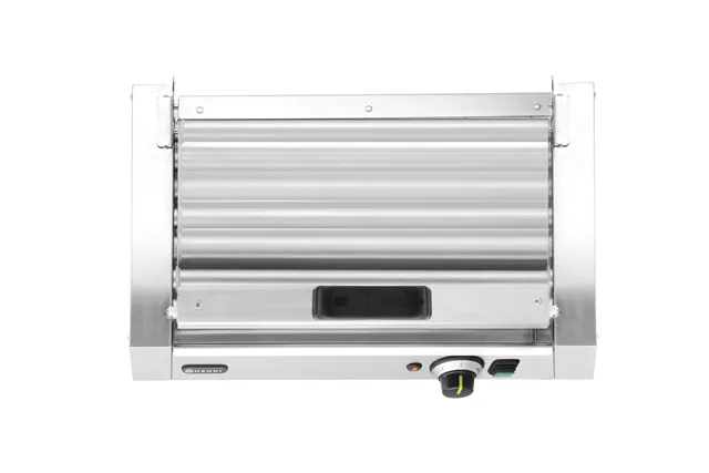 Podgrzewacz rolkowy do parówek jednostrefowy, z pokrywą, 7 rolek, 230V/620W, 566x375x259mm HENDI 268636