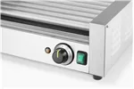 Podgrzewacz rolkowy do parówek jednostrefowy, z pokrywą, 9 rolek, 230V/790W, 566x450x259mm HENDI 268643
