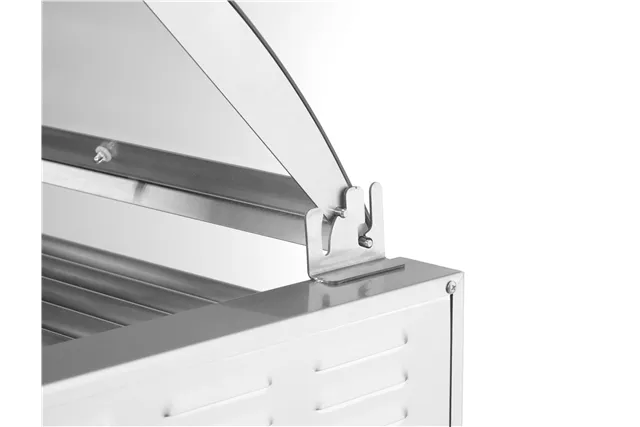 Podgrzewacz rolkowy do parówek jednostrefowy, z pokrywą, 9 rolek, 230V/790W, 566x450x259mm HENDI 268643