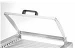 Podgrzewacz rolkowy do parówek jednostrefowy, z pokrywą, 9 rolek, 230V/790W, 566x450x259mm HENDI 268643