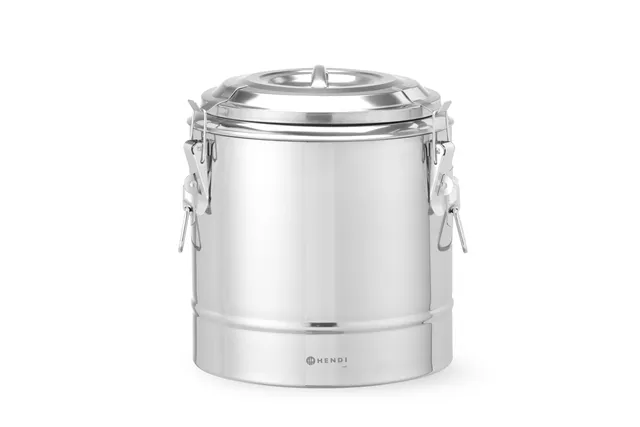 Termos do transportu żywności, Kitchen Line, 11L, srebrny, ⌀300x345mm HENDI 708071