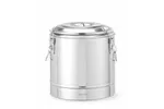 Termos do transportu żywności, Kitchen Line, 19L, srebrny, ⌀350x400mm HENDI 708088