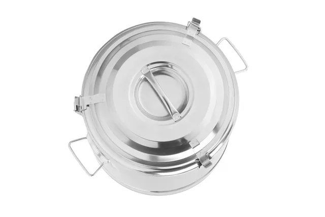 Termos do transportu żywności, Kitchen Line, 19L, srebrny, ⌀350x400mm HENDI 708088