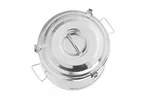 Termos do transportu żywności, Kitchen Line, 19L, srebrny, ⌀350x400mm HENDI 708088