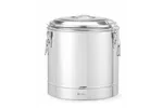 Termos do transportu żywności, Kitchen Line, 31L, srebrny, ⌀400x445mm HENDI 708095