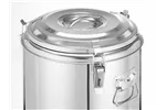 Termos do transportu żywności, Kitchen Line, 23L, srebrny, ⌀350x440mm HENDI 710241