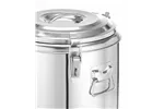Termos do transportu żywności, Kitchen Line, 23L, srebrny, ⌀350x440mm HENDI 710241