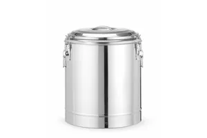 Termos do transportu żywności, Kitchen Line, 36L, srebrny, ⌀400x500mm HENDI 710258