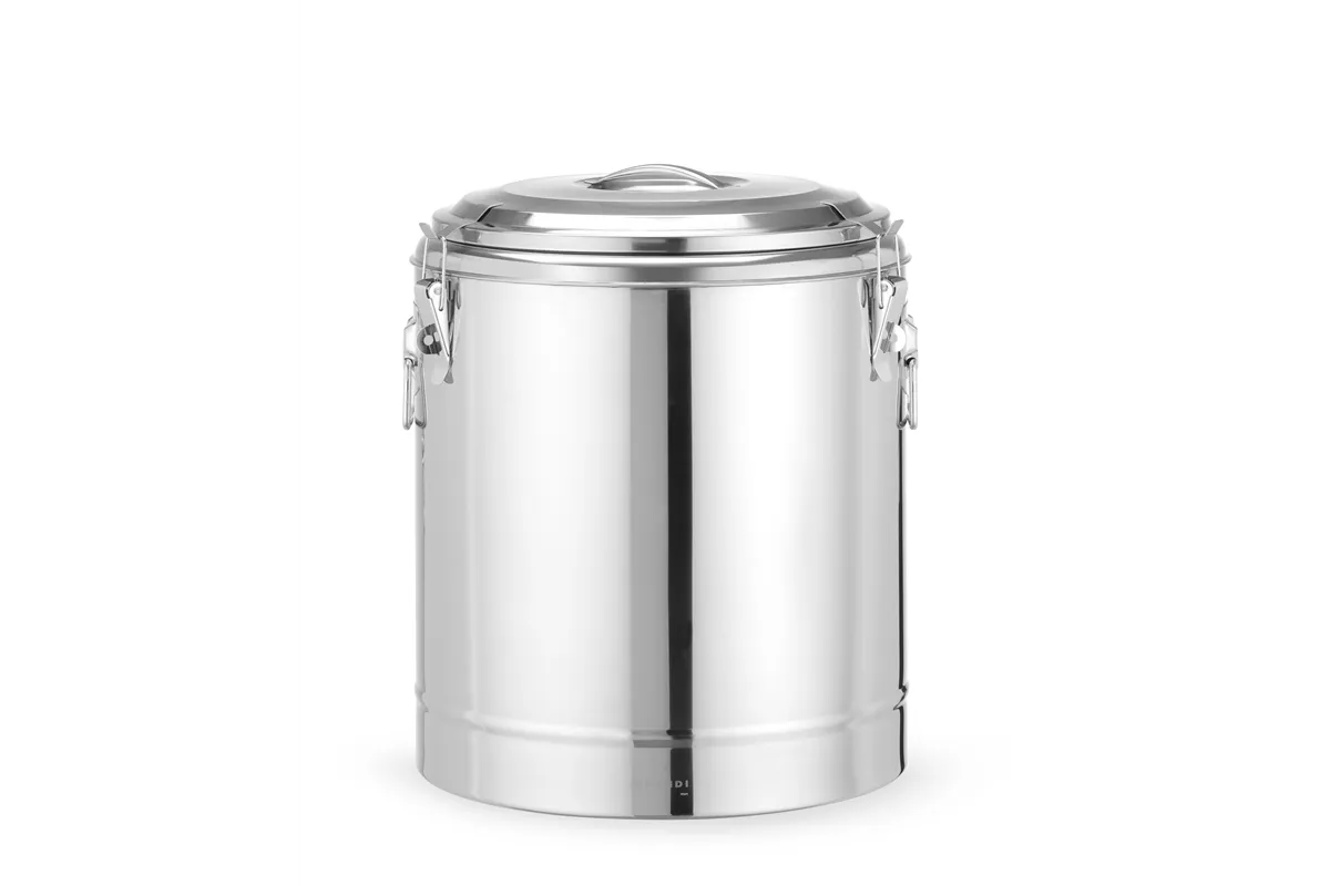 Termos do transportu żywności, Kitchen Line, 36L, srebrny, ⌀400x500mm HENDI 710258