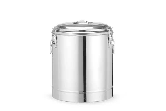 Termos do transportu żywności, Kitchen Line, 36L, srebrny, ⌀400x500mm HENDI 710258