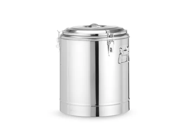 Termos do transportu żywności, Kitchen Line, 36L, srebrny, ⌀400x500mm HENDI 710258