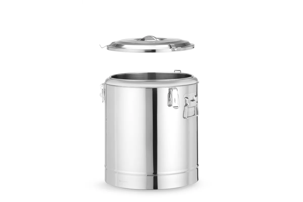 Termos do transportu żywności, Kitchen Line, 36L, srebrny, ⌀400x500mm HENDI 710258