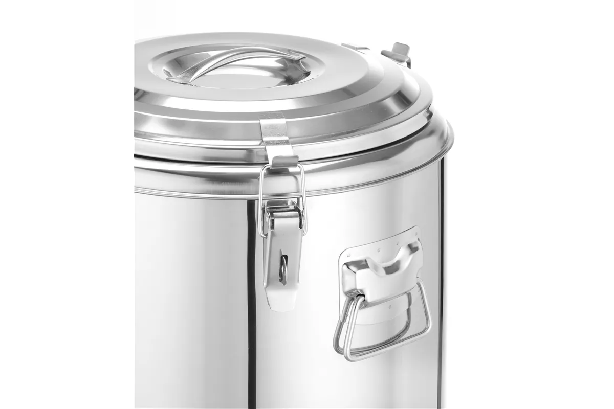 Termos do transportu żywności, Kitchen Line, 36L, srebrny, ⌀400x500mm HENDI 710258