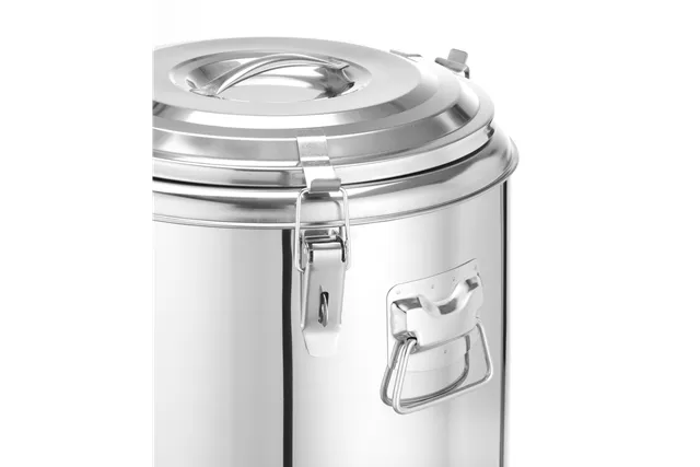 Termos do transportu żywności, Kitchen Line, 36L, srebrny, ⌀400x500mm HENDI 710258