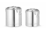 Termos do transportu żywności, Kitchen Line, 36L, srebrny, ⌀400x500mm HENDI 710258