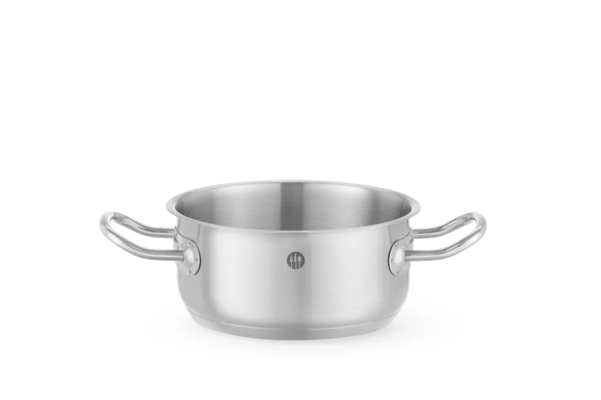 Garnek niski bez pokrywki, Kitchen Line, 1,4L, ⌀160x75mm HENDI 837641
