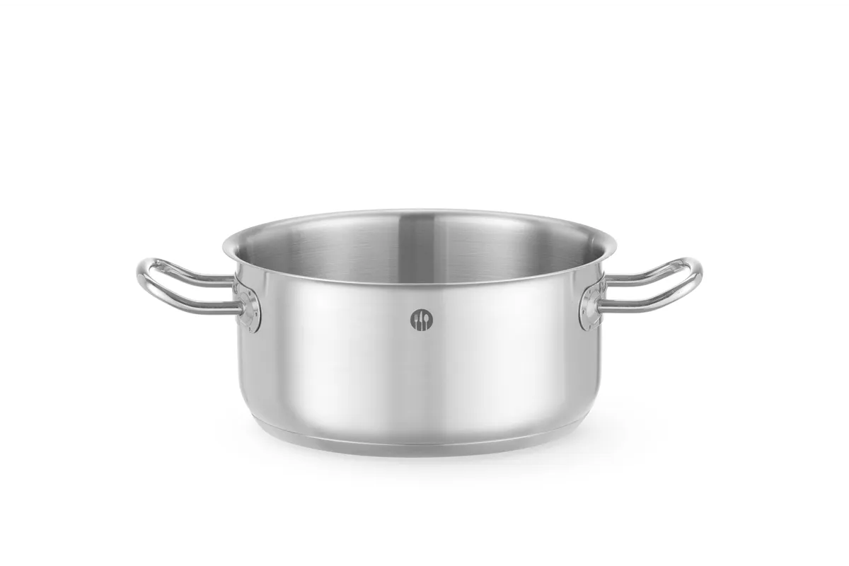 Garnek niski bez pokrywki, Kitchen Line, 2,9L, ⌀200x95mm HENDI 837658