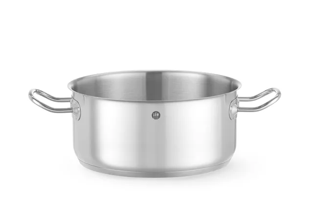Garnek niski bez pokrywki, Kitchen Line, 4,9L, ⌀240x110mm HENDI 837665