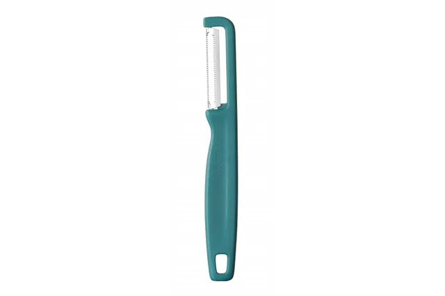 Obieraczka uniwersalna Iota z ząbkowanym ostrzem, zielony, 165mm Victorinox 6.0943.4