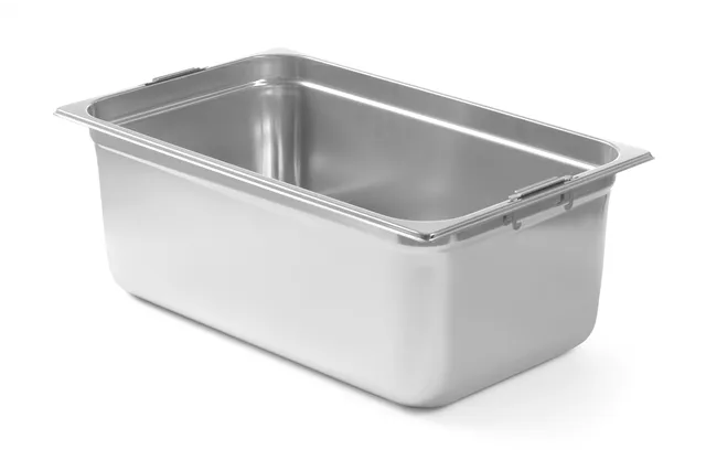 Pojemnik GN z chowanymi uchwytami, GN 1/1, 14L, 530x325x100mm HENDI 803240