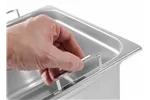 Pojemnik GN z chowanymi uchwytami, GN 1/1, 14L, 530x325x100mm HENDI 803240