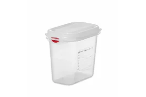 Pojemnik GN 1/9 z polipropylenu, GN 1/9, 1,5L, transparentny, 176x108x150mm, Prostokątny HENDI 873144