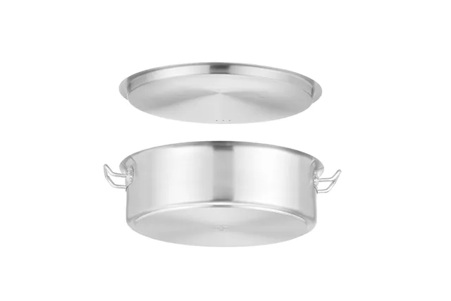 Garnek niski z pokrywką, 10,8L, ⌀360x110mm, Okrągły HENDI 836521