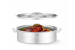 Garnek niski z pokrywką, 10,8L, ⌀360x110mm, Okrągły HENDI 836521