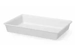 Płaski pojemnik do panierowania, 12L, biały, 535x385x85mm, Prostokątny HENDI 873441