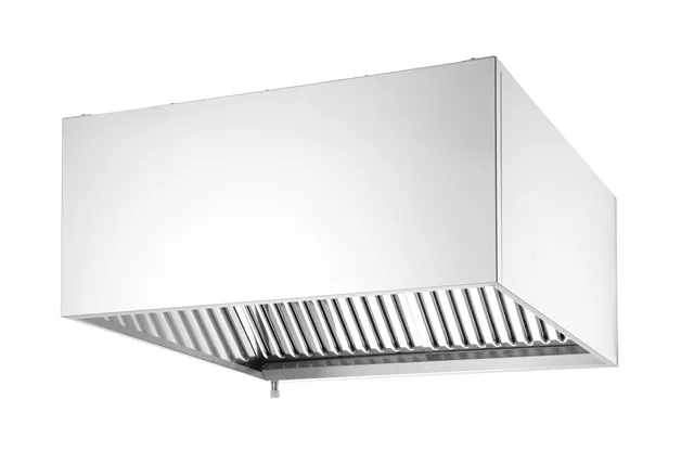Okap przyścienny – skręcany , srebrny, 1005x1000x450mm, Prostokątny HENDI 220986