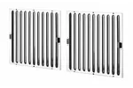 Okap przyścienny – skręcany , srebrny, 1205x1000x450mm, Prostokątny HENDI 220993