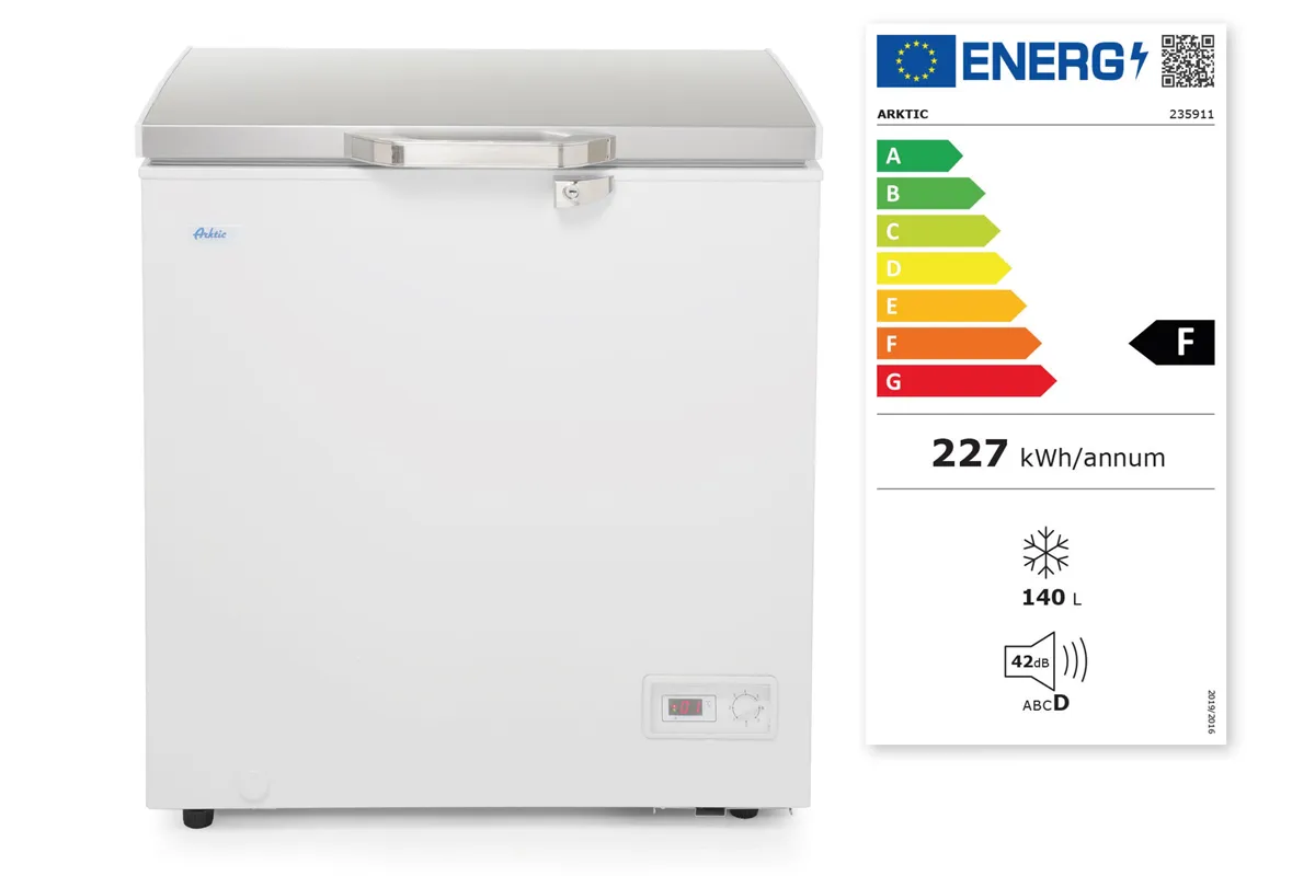Zamrażarka skrzyniowa, 140L, 230V/110W, 754x564x845mm Arktic 235911
