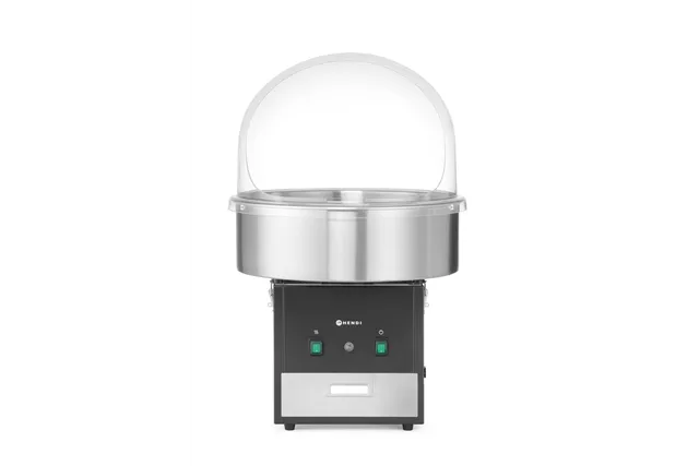 Urządzenie do waty cukrowej , czarny, 220-240V/1130W, 520x520x503mm HENDI 282816