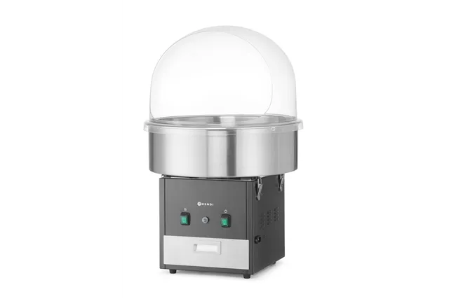 Urządzenie do waty cukrowej , czarny, 220-240V/1130W, 520x520x503mm HENDI 282816