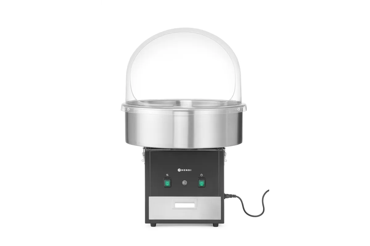 Urządzenie do waty cukrowej , czarny, 220-240V/1130W, 520x520x503mm HENDI 282816