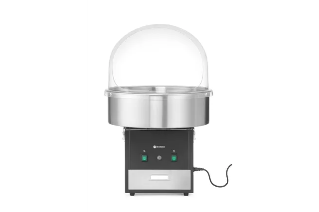 Urządzenie do waty cukrowej , czarny, 220-240V/1130W, 520x520x503mm HENDI 282816