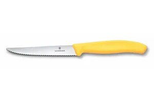 Nóż do steków i pizzy, żółty, 222mm Victorinox 6.7238.C1