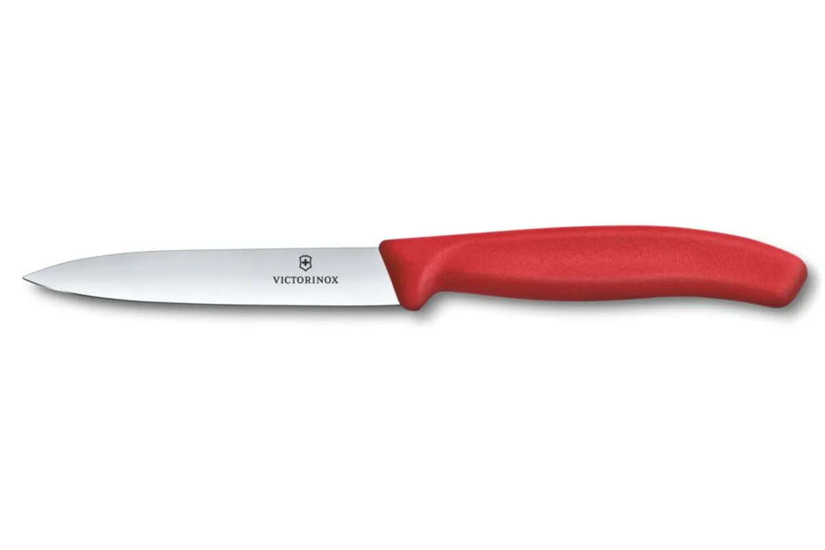 Nóż do jarzyn gładki, czerwony, 212mm Victorinox 6.7701.C1