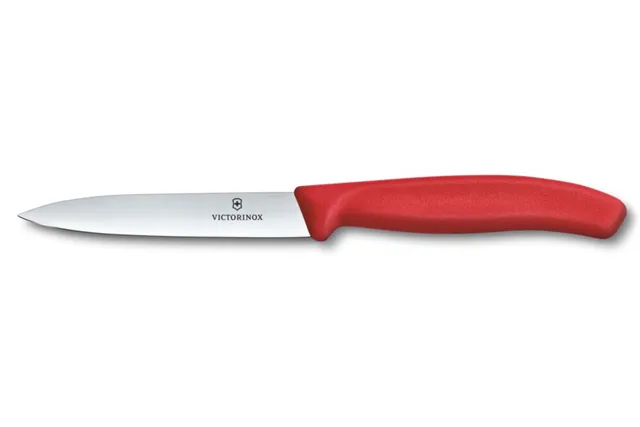 Nóż do jarzyn gładki, czerwony, 212mm Victorinox 6.7701.C1