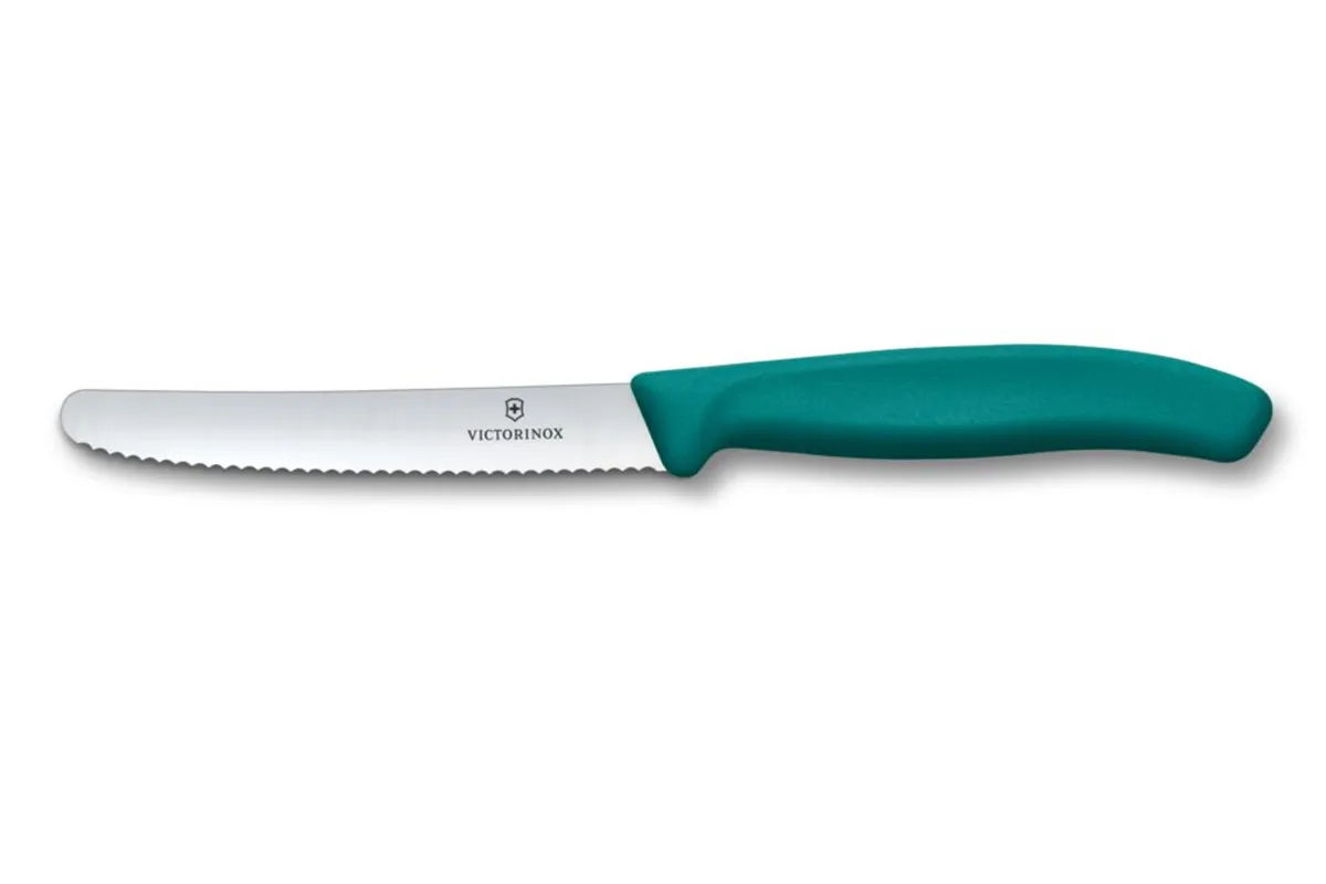 Nóż do pomidorów, zielony, 219mm Victorinox 6.7834.C1