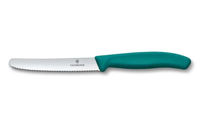 Nóż do pomidorów, zielony, 219mm Victorinox 6.7834.C1