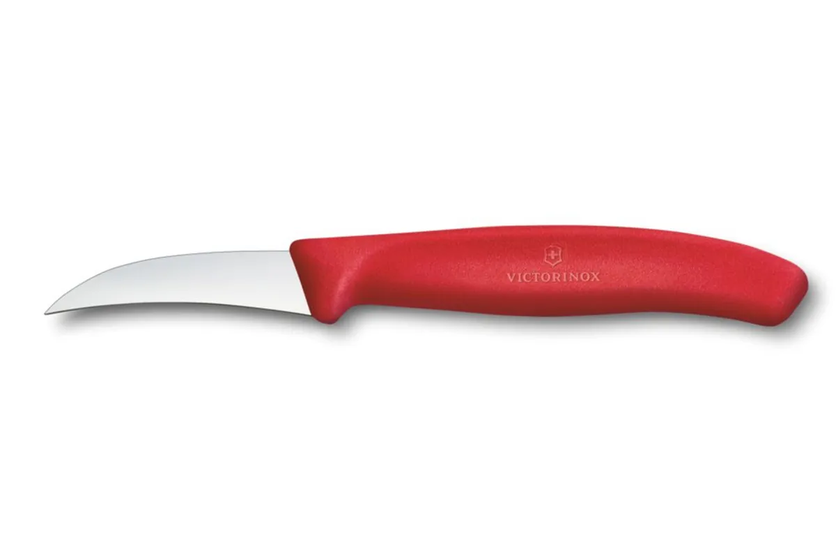 Nóż do jarzyn zagięty, czerwony, 162mm Victorinox 6.7501.C1