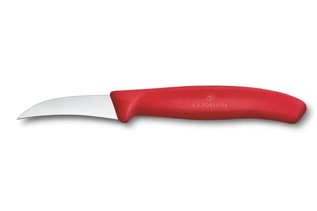 Nóż do jarzyn zagięty, czerwony, 162mm Victorinox 6.7501.C1