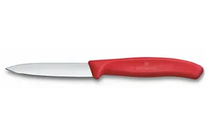 Nóż do jarzyn gładki, czerwony, 190mm Victorinox 6.7601.C1