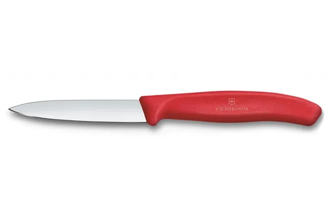 Nóż do jarzyn gładki, czerwony, 190mm Victorinox 6.7601.C1