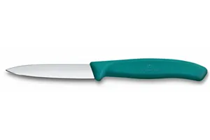 Nóż do jarzyn gładki, zielony, 190mm Victorinox 6.7604.C1