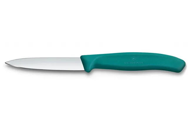 Nóż do jarzyn gładki, zielony, 190mm Victorinox 6.7604.C1