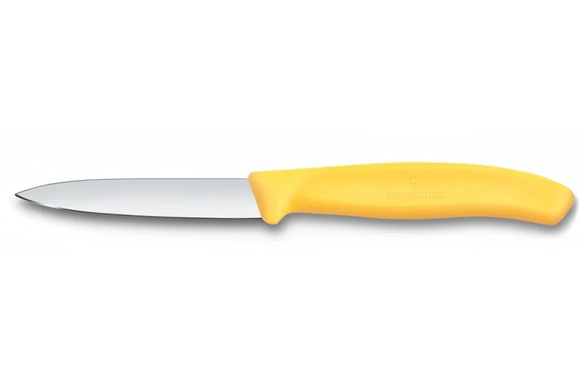 Nóż do jarzyn gładki, żółty, 190mm Victorinox 6.7608.C1