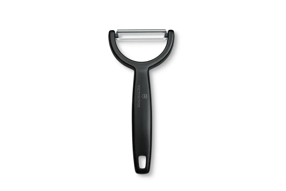 Obieraczka uniwersalna pozioma Ypso z ząbkowanym ostrzem, czarny, 145mm Victorinox 6.0963.3